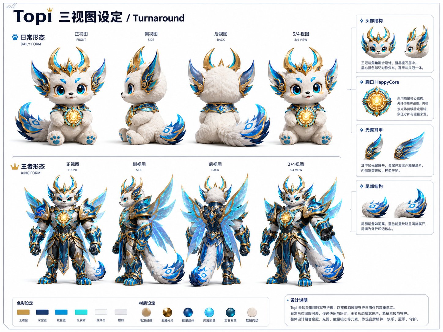Topi 角色设计图
